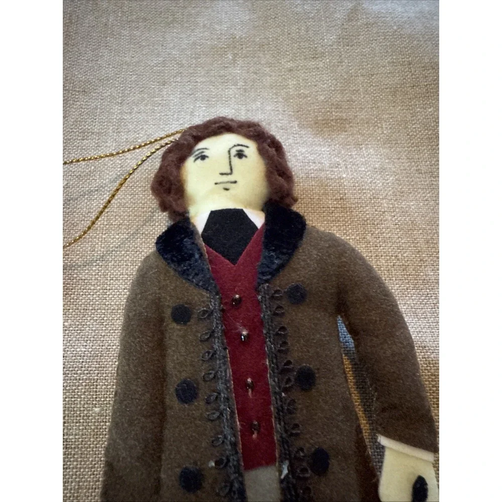 Oscar Wilde St Nicholas Hand Made Felt Christmas Decoration 6